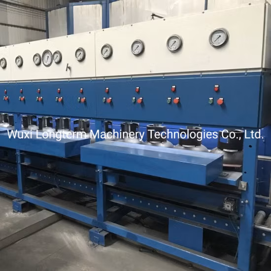 Máquina automática de teste hidráulico on-line para cilindros de gás